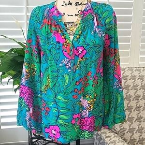 Lilly Pulitzer Elsa Silk Top